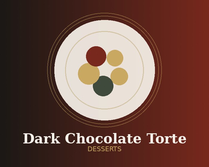 Dark chocolate torte with sea salt