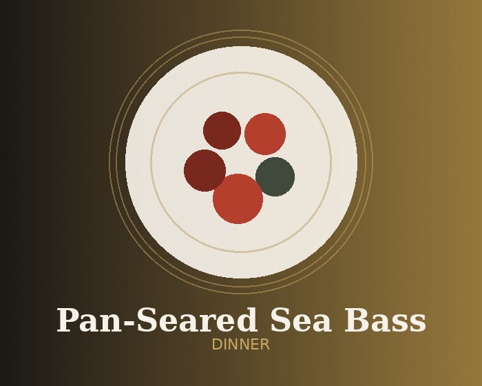 Pan-seared sea bass with citrus and fennel