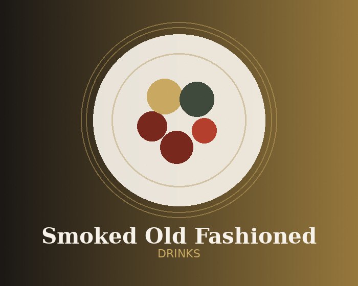 Smoked Old Fashioned cocktail