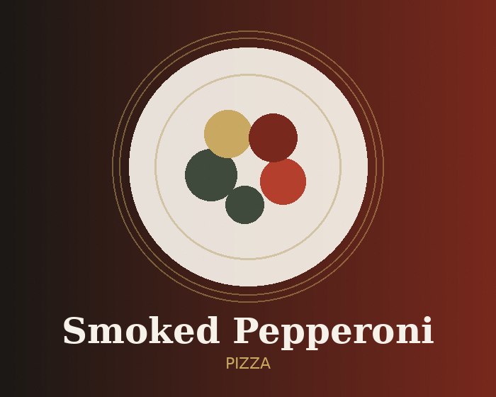 Smoked pepperoni pizza with hot honey