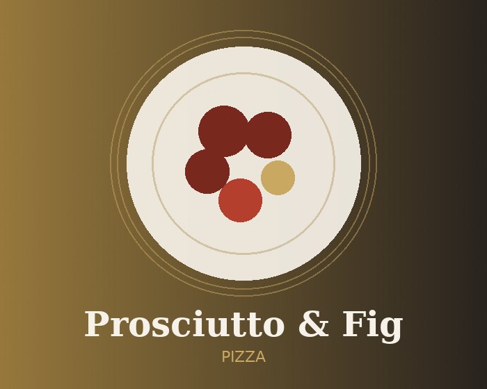 Prosciutto and fig pizza