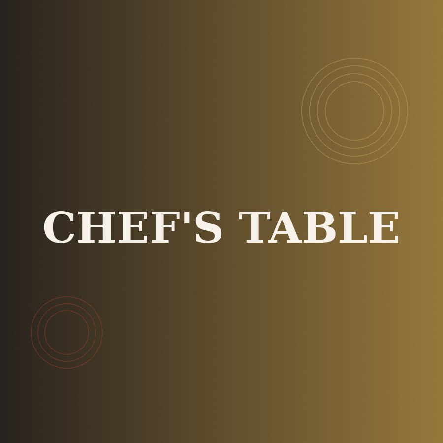 Guests seated at the chef's table watching the kitchen